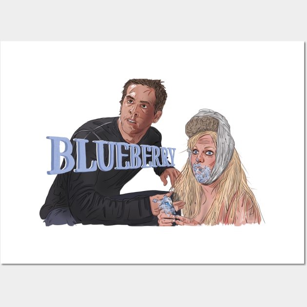 Just Friends: BLUEBERRY Wall Art by 51Deesigns